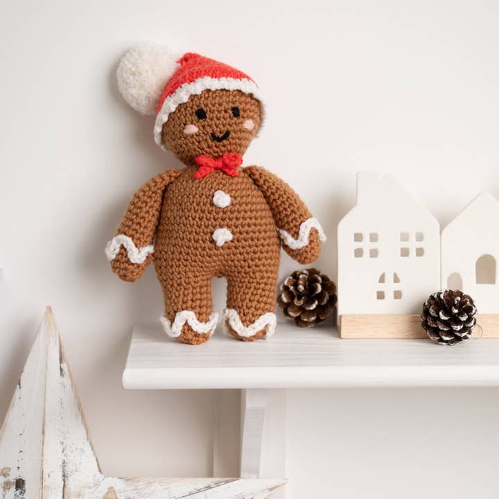 Wool Couture Company - Wholesale DIY Craft Kit - Gingerbread Man Easy Crochet Kit2