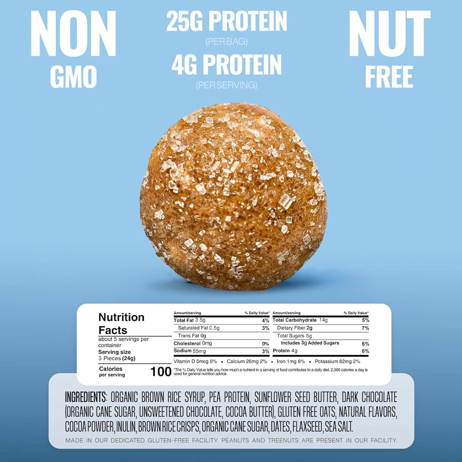 The GFB – Cookie por atacado – As Mordidas de Massa de Bolacha com Pepitas de Chocolate GFB (Sem Frutos Secos)3