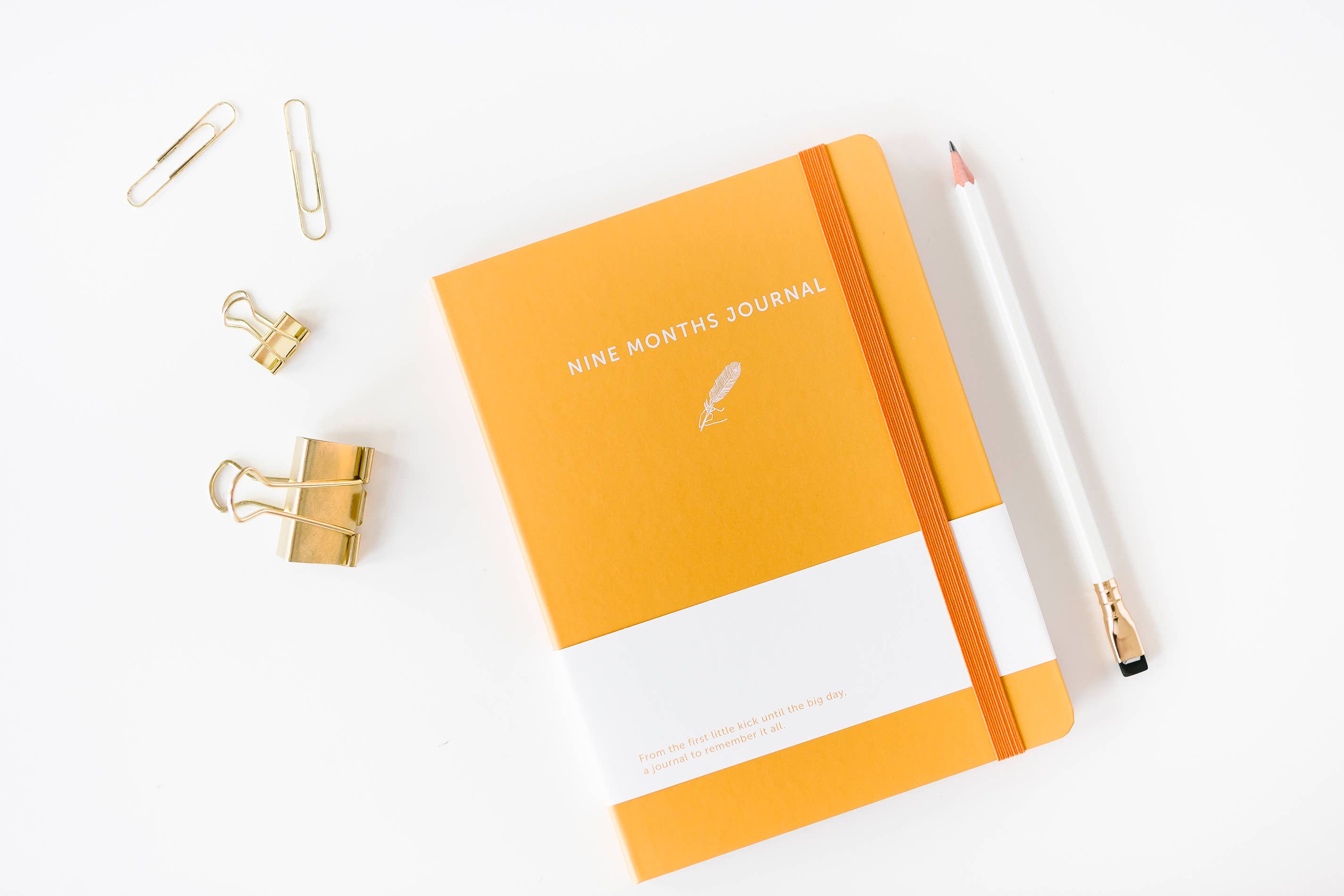 Orange Nine Months Journal for wholesale on Faire2