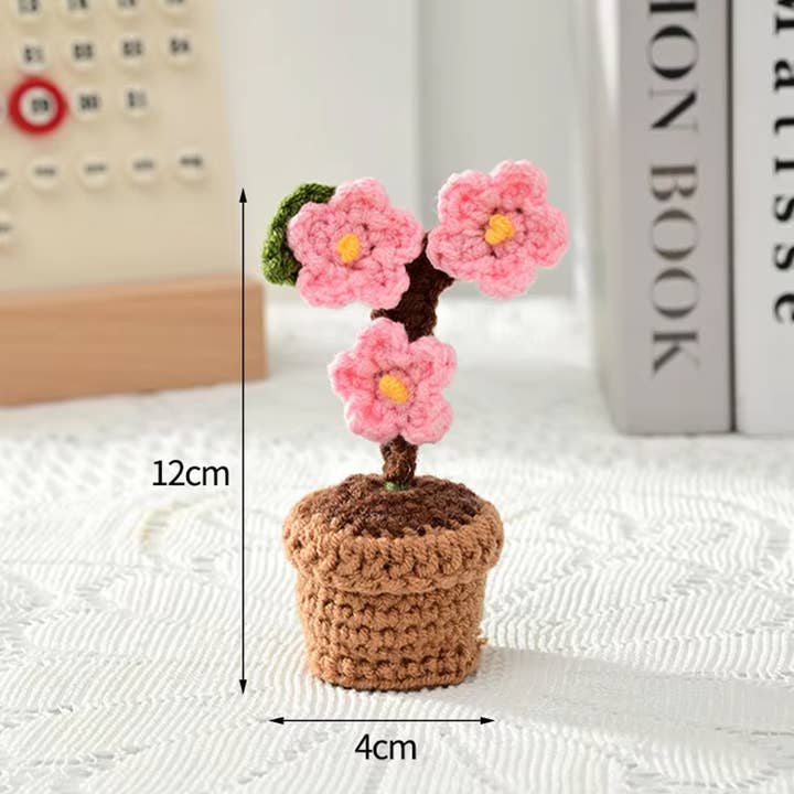 La Bella Monte - Wholesale Artificial flowers - Artificial Handmade Mini Crochet Flower For Decor2