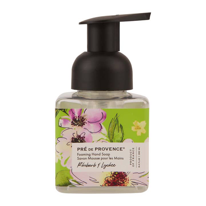Le Jardin - Rhubarb & Lychee Foaming Hand Soap for wholesale by European Soaps