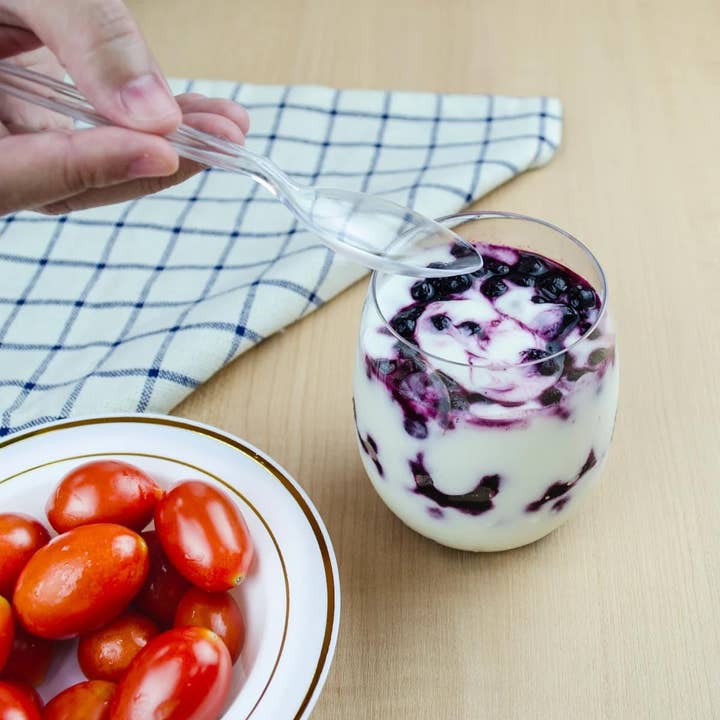 J&V TEXTILES - Wholesale Disposable Tableware Pack - Clear Disposable Cutlery set - 360 Pieces: 180 Forks, 120 Spoons, 60 Knives3