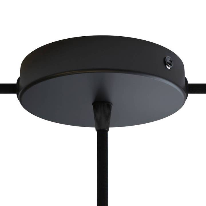 Cylindrisk rosettesæt i metal med 1 centralt hul og 2 sidehuller for engroshandel hos LIGHTINUP S.R.L.