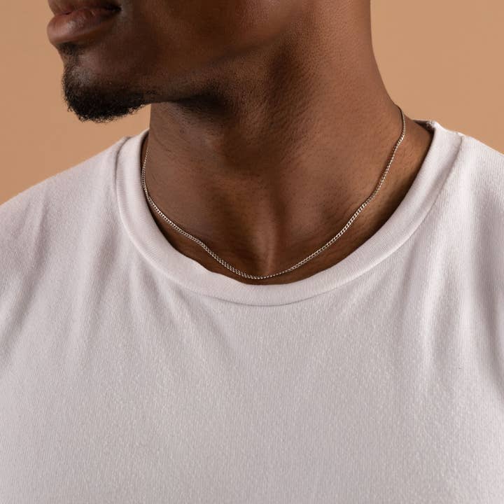 Pori Jewelry - Wholesale Link & Chain Necklace - 14K GOLD CURB CHAIN NECKLACE8