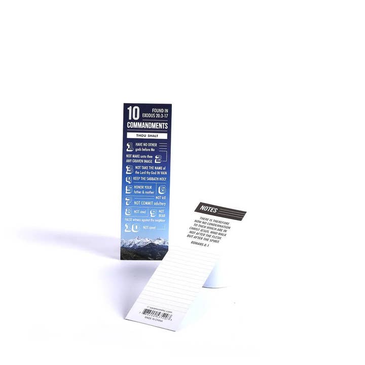 Swanson Christian Products - Wholesale Bookmark - Bookmark - 10 Commandments - Pack of 25