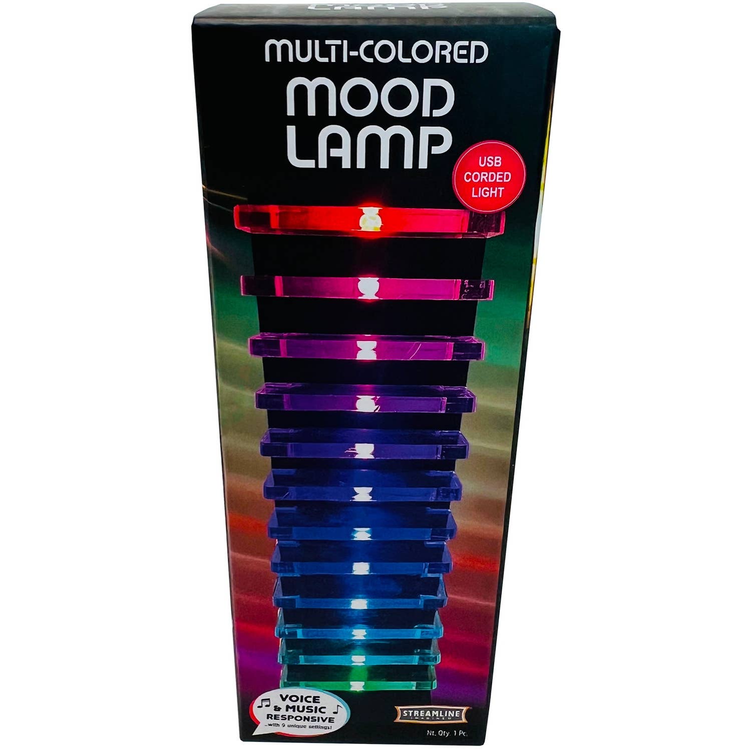 Streamline - Wholesale Accent/Desk Lamp - Voice Responsive Multi-Color Mood Lamp3