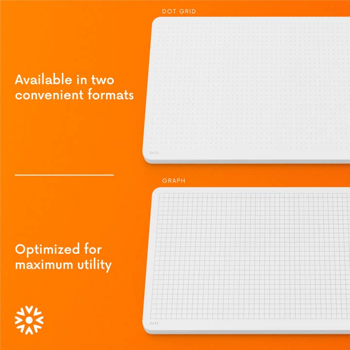 Notsu - Wholesale Notepad - Graph Paper Notepads (Pack of 2)