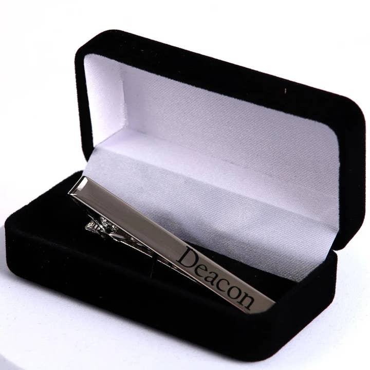 Swanson Christian Products - Wholesale Tie Clip - Men's - Tie Bar Deacon Silver