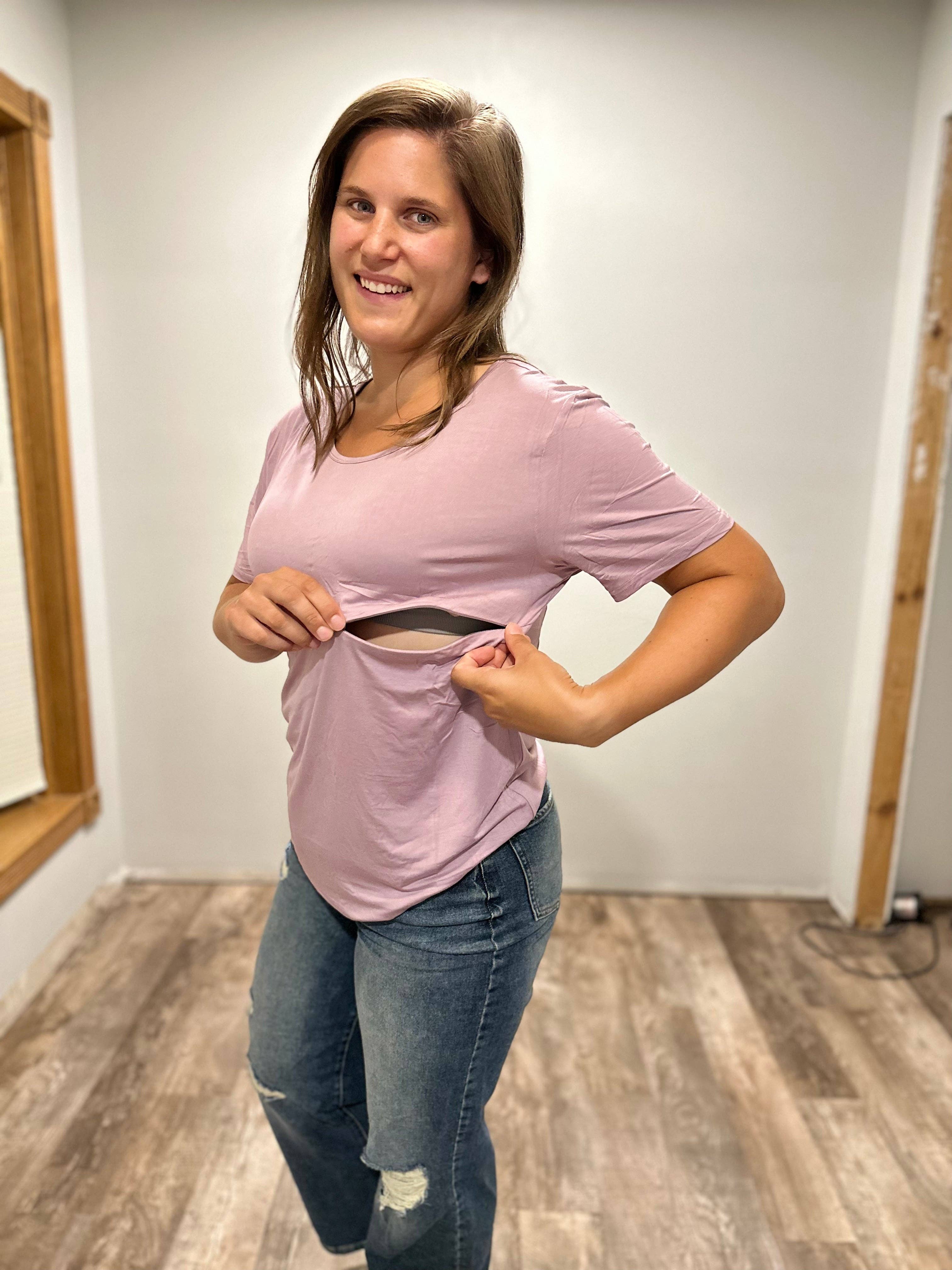 Bond Embrace Nourish,LLC - Wholesale Nursing Top - Maternity - Nurture T-Shirt4