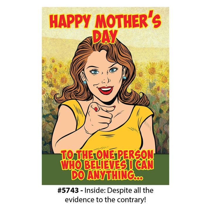 "I Can Do Anything" - Mother's Day Card for wholesale by Magik Missile