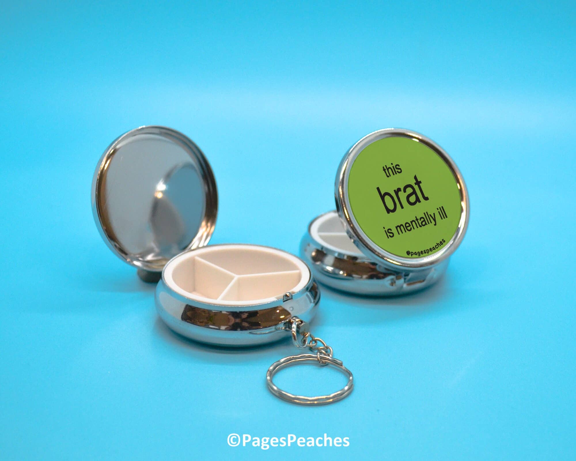 Page's Peaches – Engroshandel Pillesortering – Brat pilleetui med 3-vejs organizer1