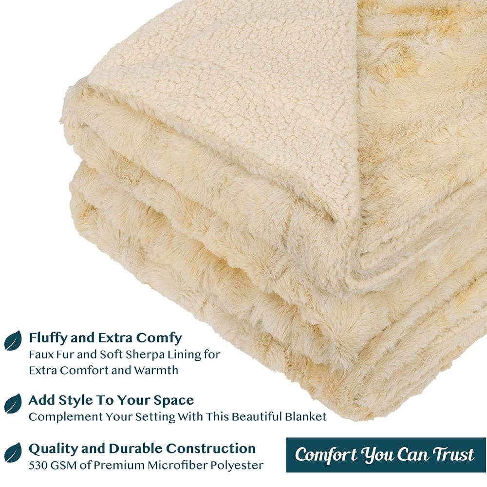 Pavilia – Manta para sofá por atacado – Manta de lã sherpa Minky22
