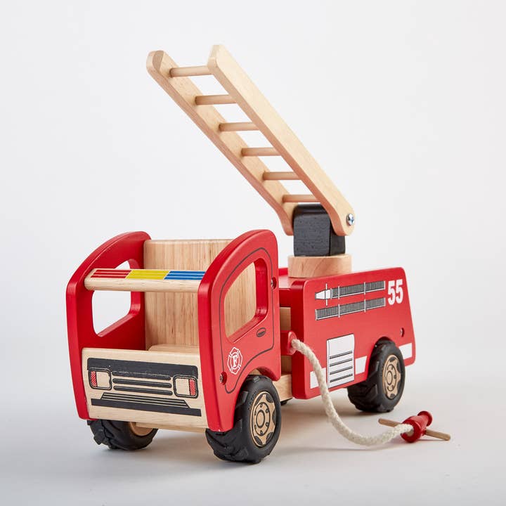 PINTOY 11.5" Fire Engine for wholesale by Uniche Collective