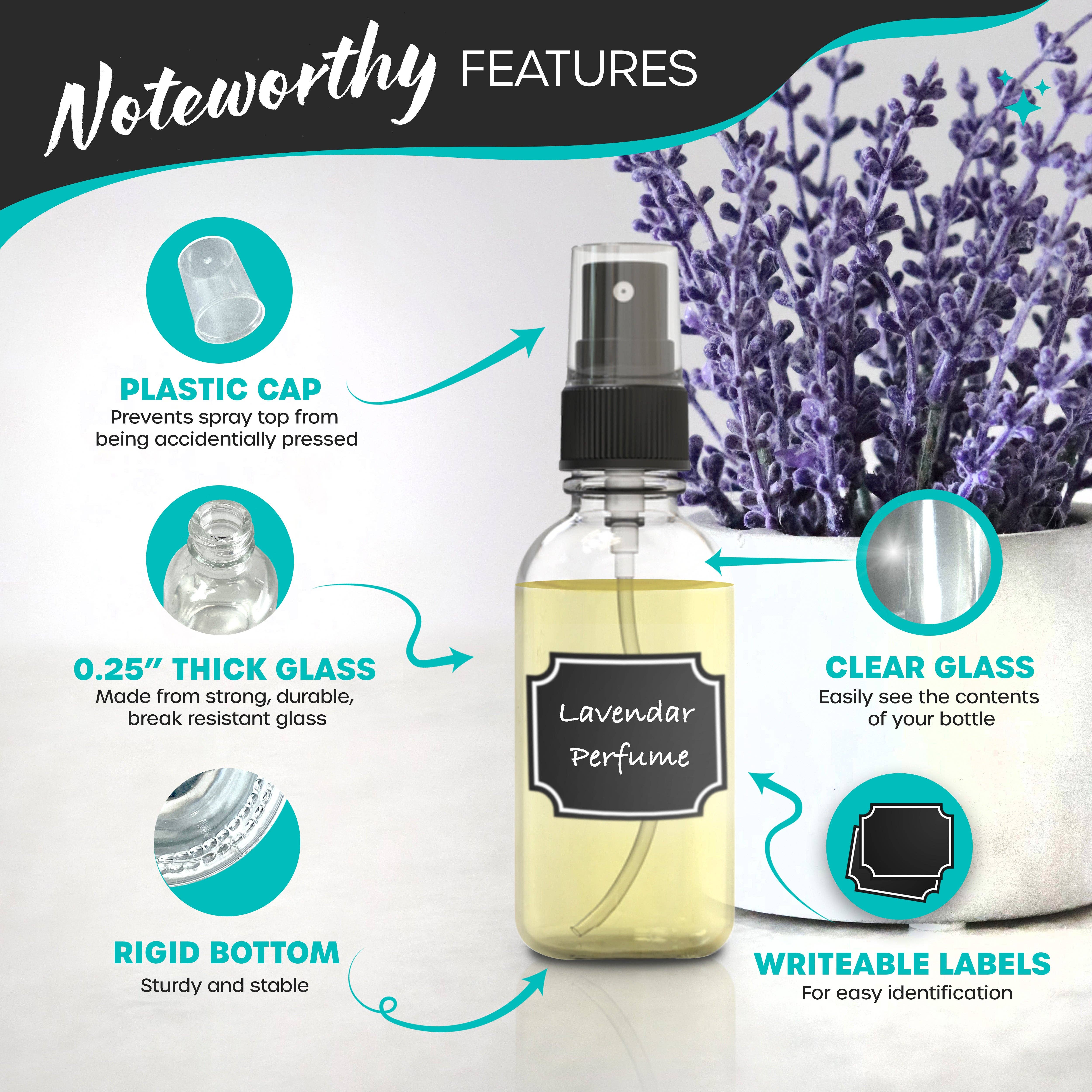 Nevlers – wholesale Sprayflaska – Sprayflaskor i klart glas - 2 oz.1