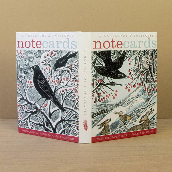 Hares in Conversation & Blackbird and Berries for wholesale by Art Angels