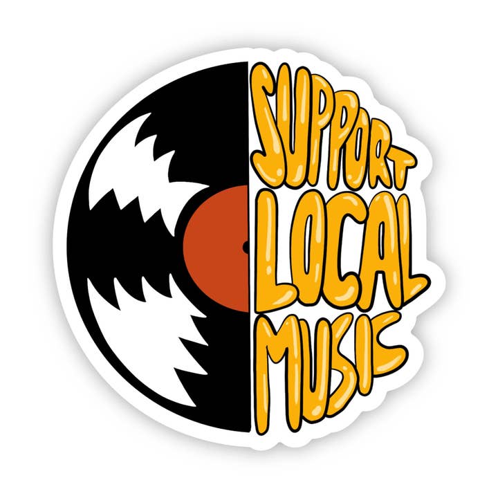 Big Moods - Wholesale Sticker - Support local music sticker