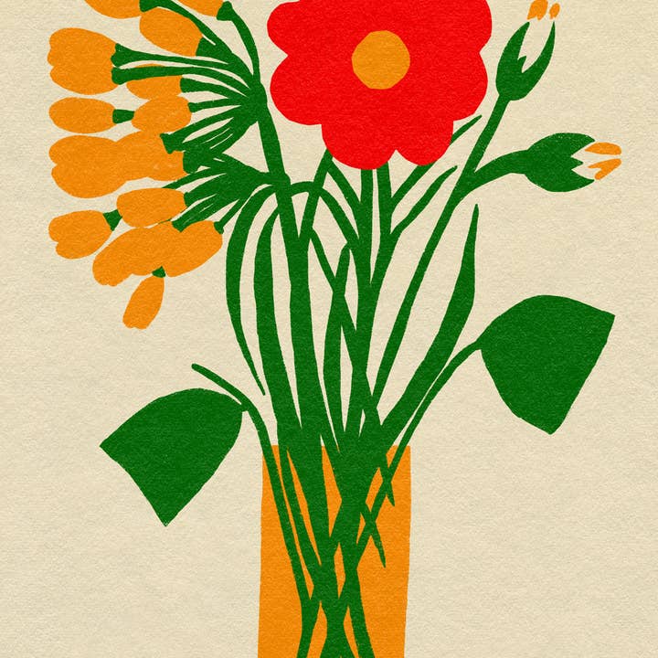 Anisa Makhoul - Wholesale Art Print - Art Print - Fresh Picked Bouquet2