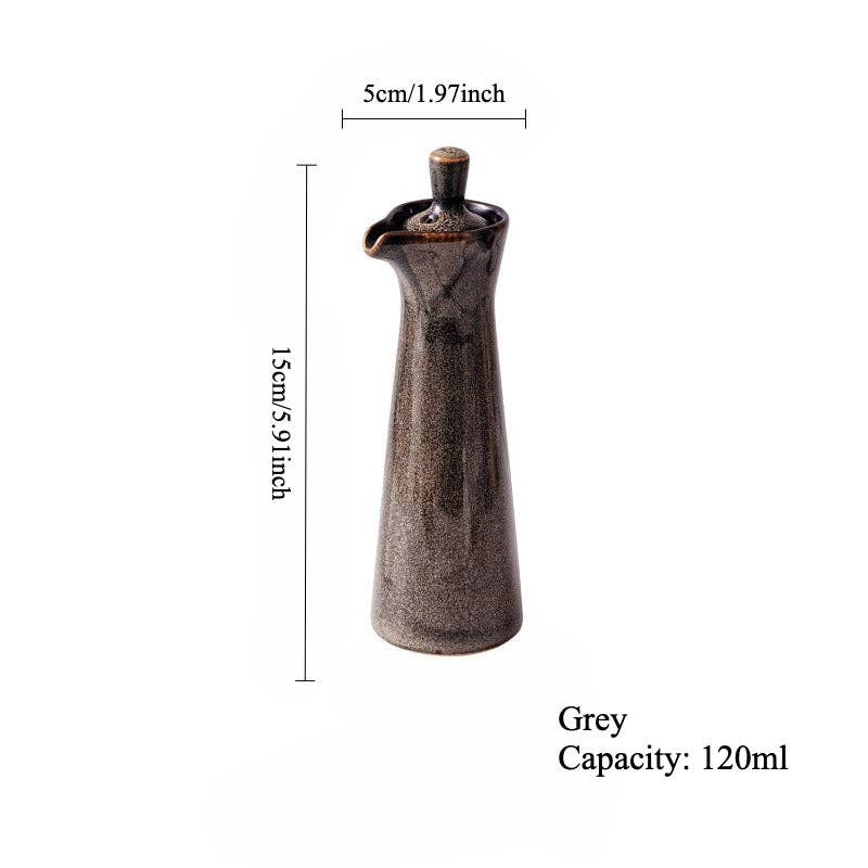 Gohobi （We cover U.S. import duties） - Venta al por mayor Dispensadores de aceite/vinagre - Botella de condimentos de cerámica japonesa Gohobi con cambio de horno1