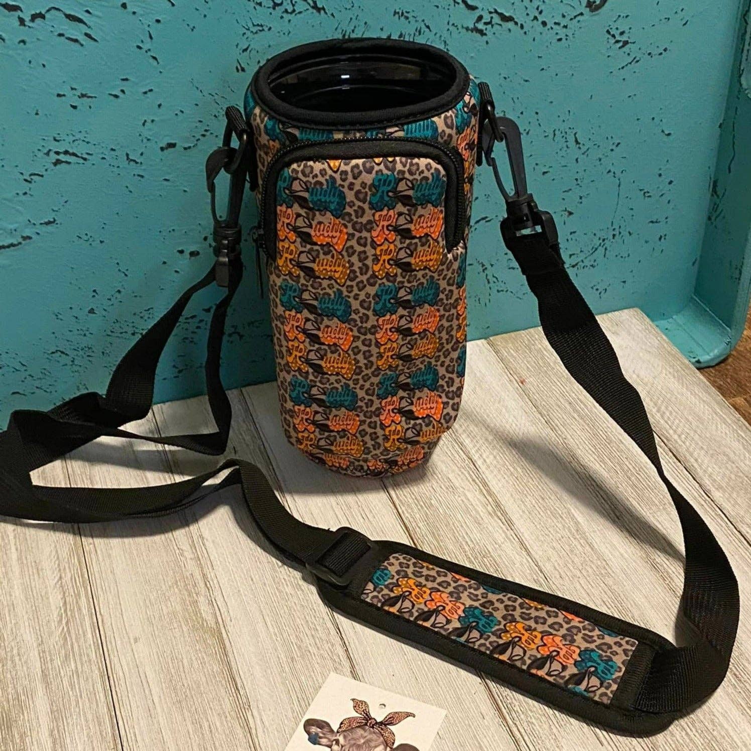 Crazy Heifers Wholesale - Vente Porte-bouteilles - Porte-bouteille d'eau en néoprène avec pochette - Nouveau1