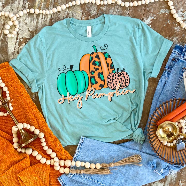 Hey Pumpkin handgetekend overhemd voor wholesale door Wild & Untamed Designs