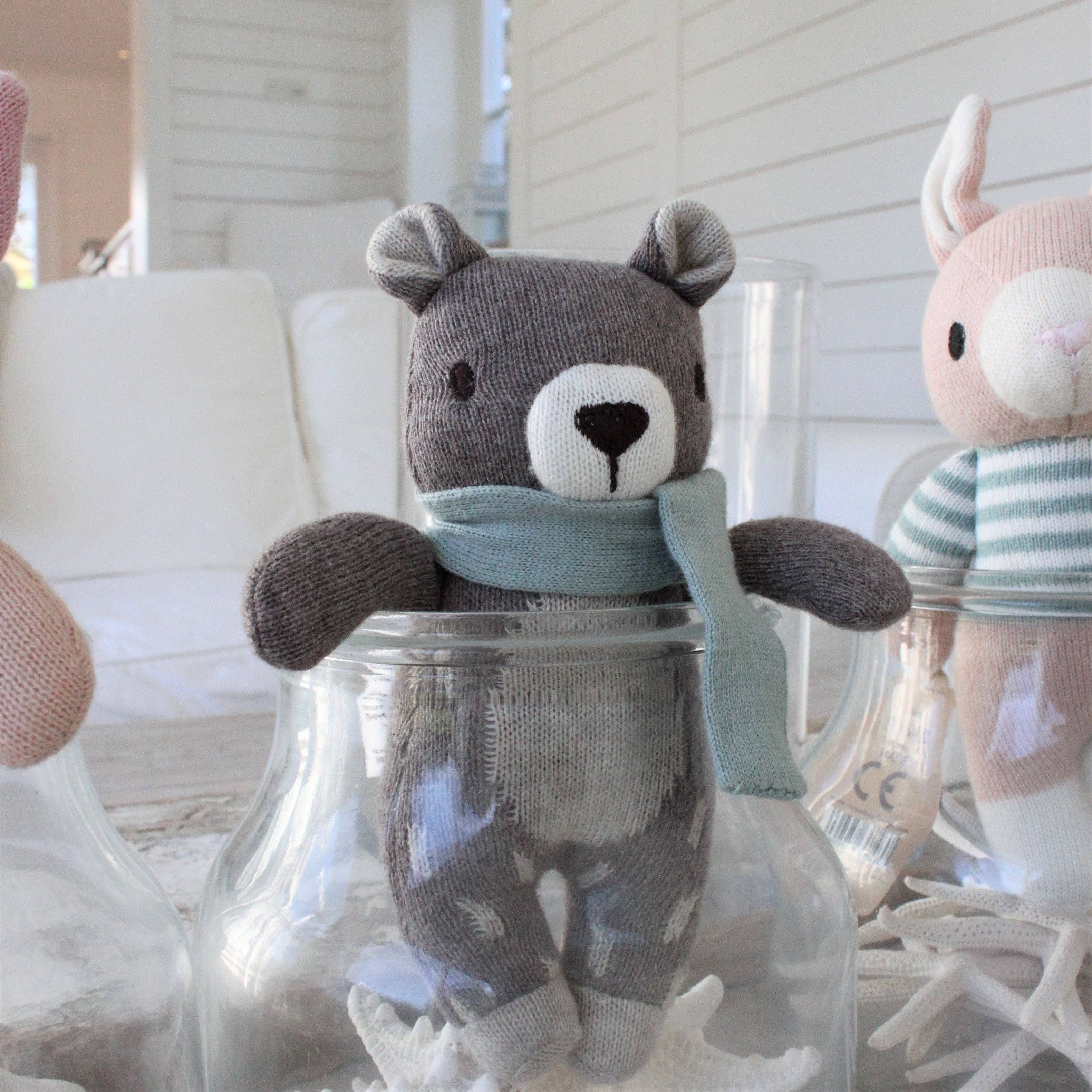 ThreadBear Design (Ship from Canada) - Vente Peluche – enfant et bébé - Jouet tricoté Fred Bear2