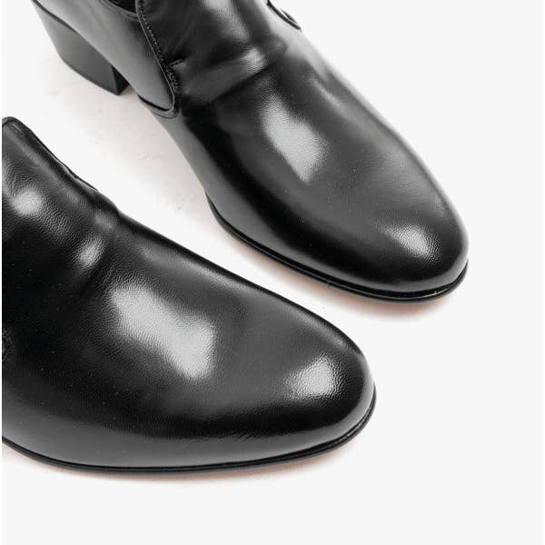Club Cubano - Vendita all'ingrosso Oxford - Uomo - Scarpe da uomo in pelle liscia con tacco cubano Club Cubano BILBAO nere