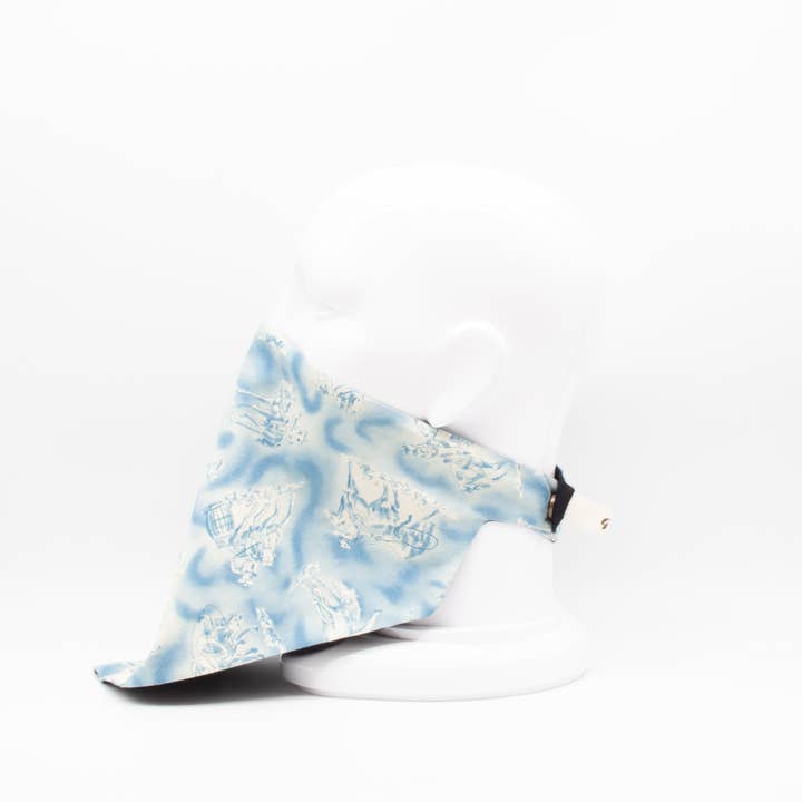 Maskdanna by Califortunate - Wholesale Protective Face Mask/Shield - MASKDANNA LIGHT BLUE COWBOY1