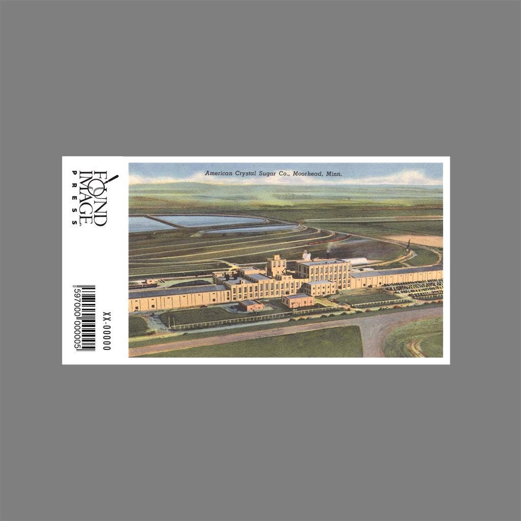 Found Image Press - Vente Autocollant - Autocollant MN-372 American Crystal Sugar Factory, Moorhead1
