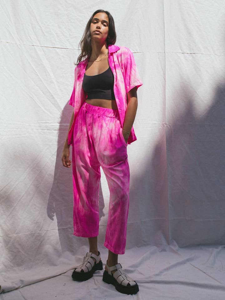 Riverside Tool & Dye - Wholesale Buttoned-down shirt – Women's - Louie Shirt in Raw Silk1