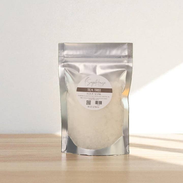 Tea Tree Foot Soak for wholesale by SageHouse Bath & Body