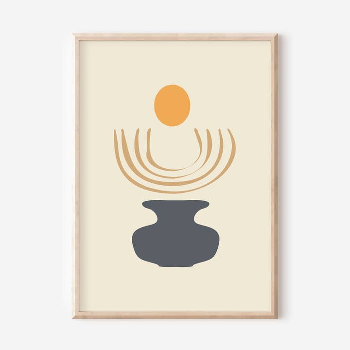 Vase Bohème Abstrait No55 pour la vente par el&chic