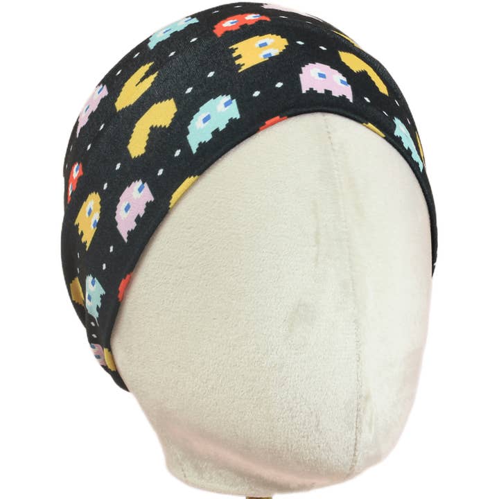 PacMan Stretch Headband for wholesale by The Sassy Olive Handmade Headbands