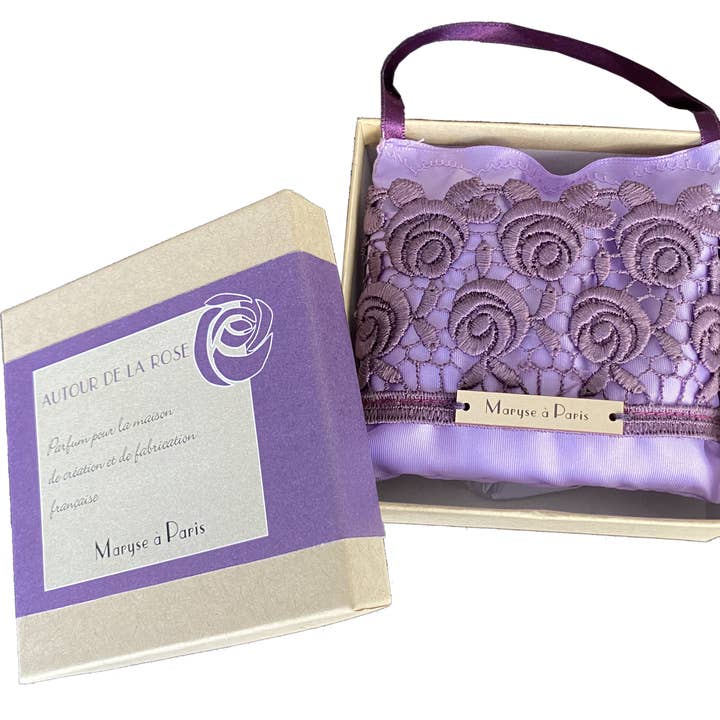 Runt Rosen - Plommon - Medium Presentförpackning för wholesale av Maryse a paris