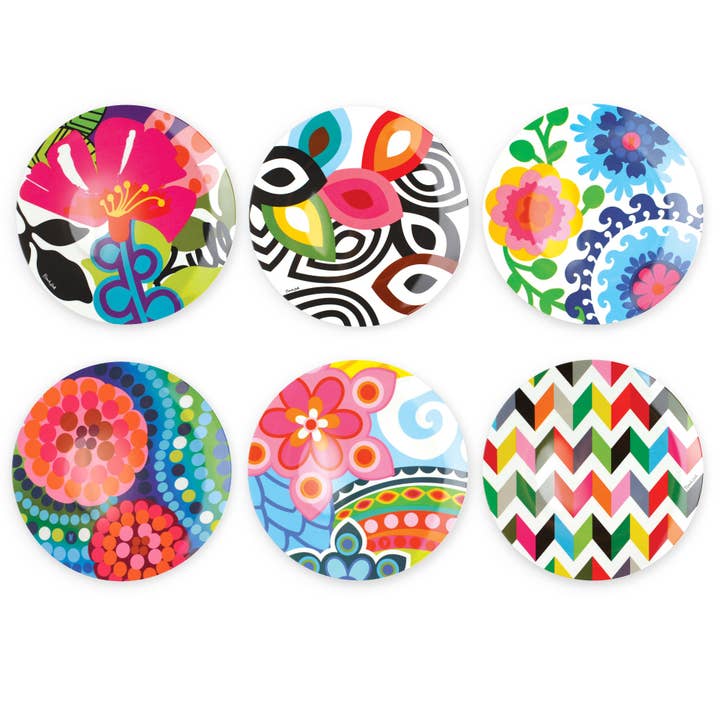 Boîte-cadeau assortie d'assiettes à dîner de 11 po - Ensemble de 6 pour la vente par French Bull