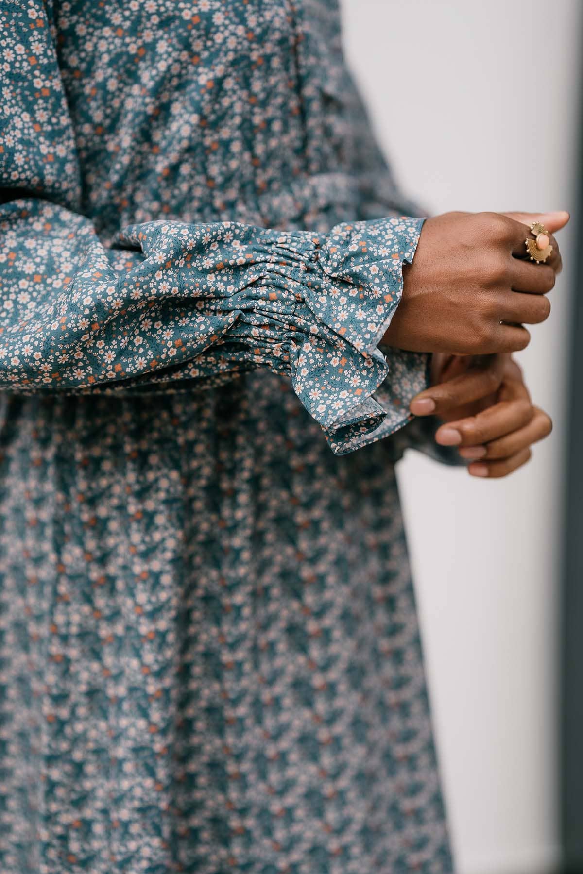 Liberty Flowers Liber'tits long nursing dress for wholesale on Faire5