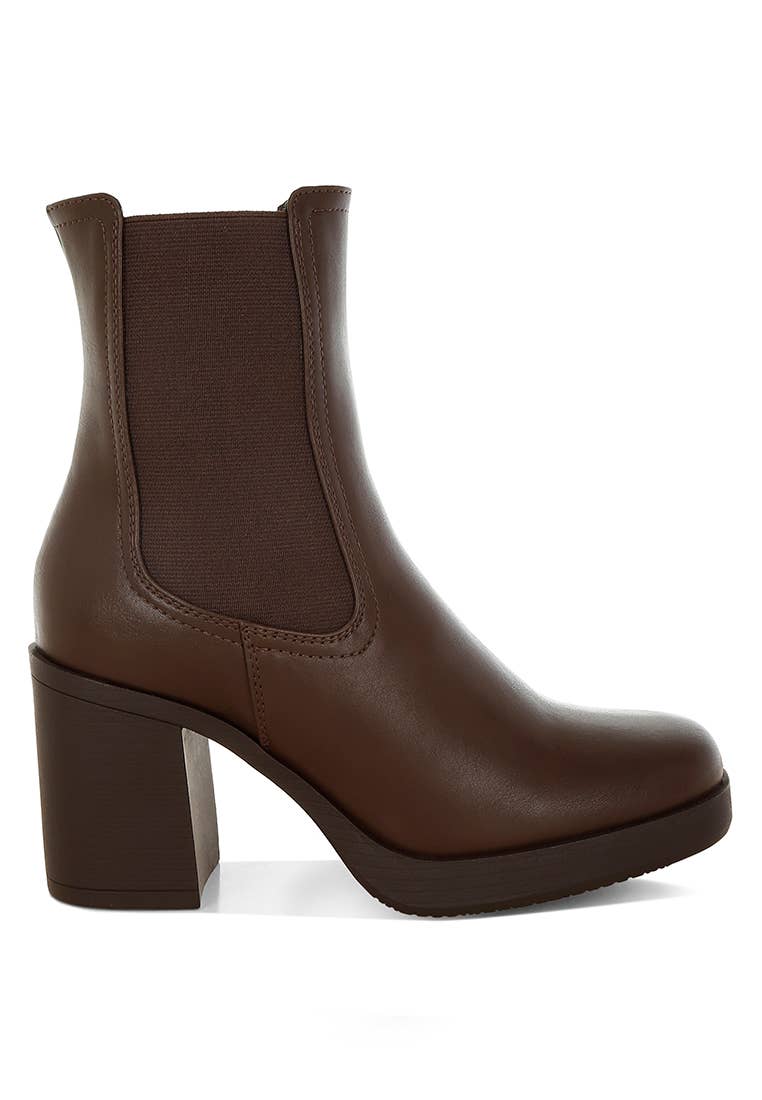 Rag Company - Wholesale Chelsea Boots - Women's - Scuala Faux Leather Chelsea Boots3