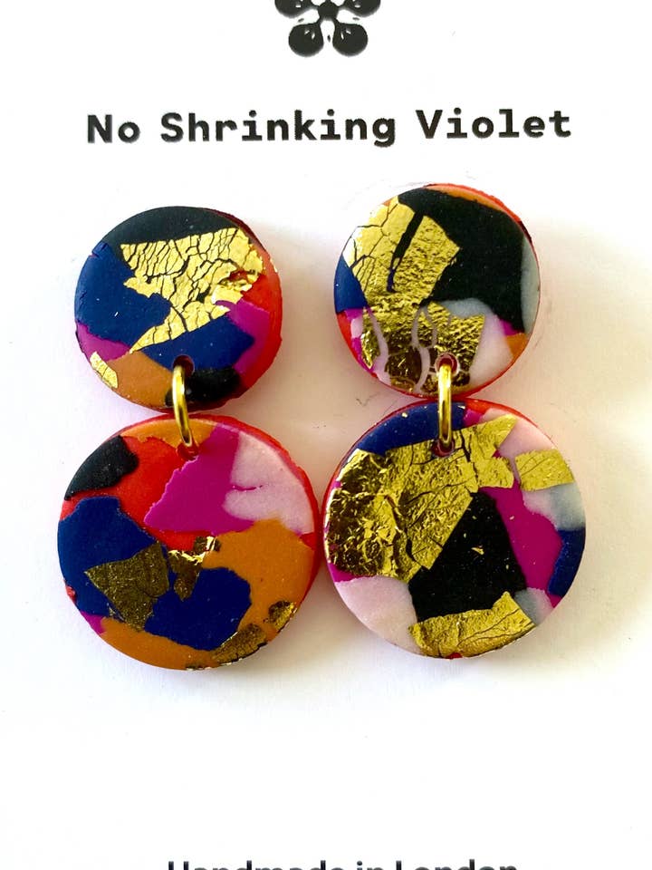 Fire & Flood - Mini Earring for wholesale by No Shrinking Violet
