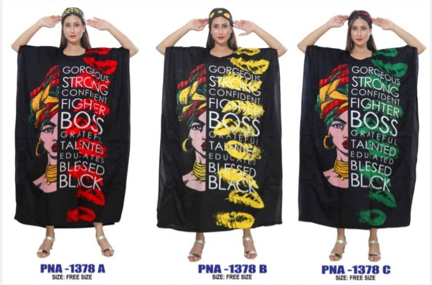 India Batik - Vente Caftan – femme - Robe Kaftan -13783