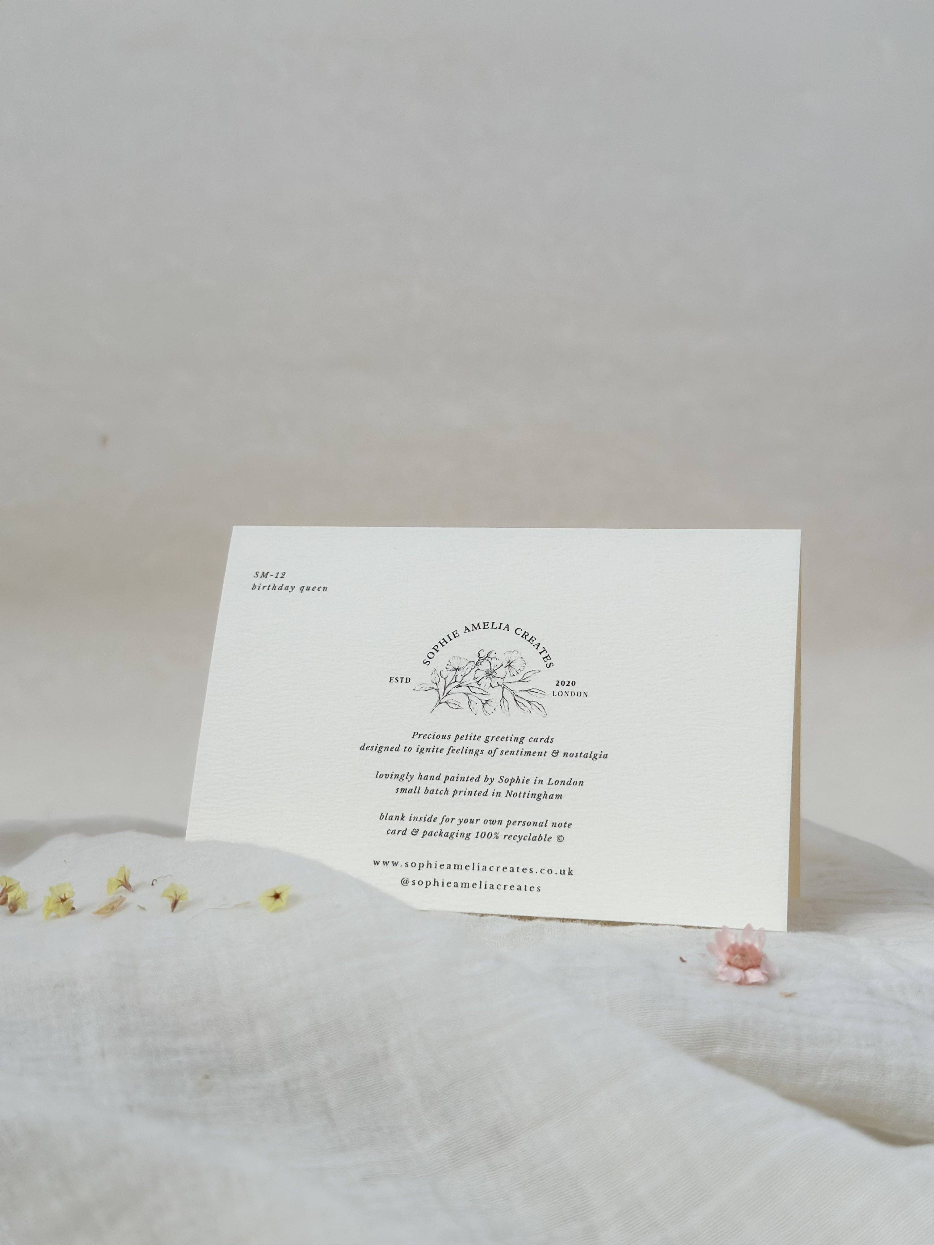 Sophie Amelia Creates - Vente Cartes d'anniversaire - Reine d'anniversaire - carte d'anniversaire3