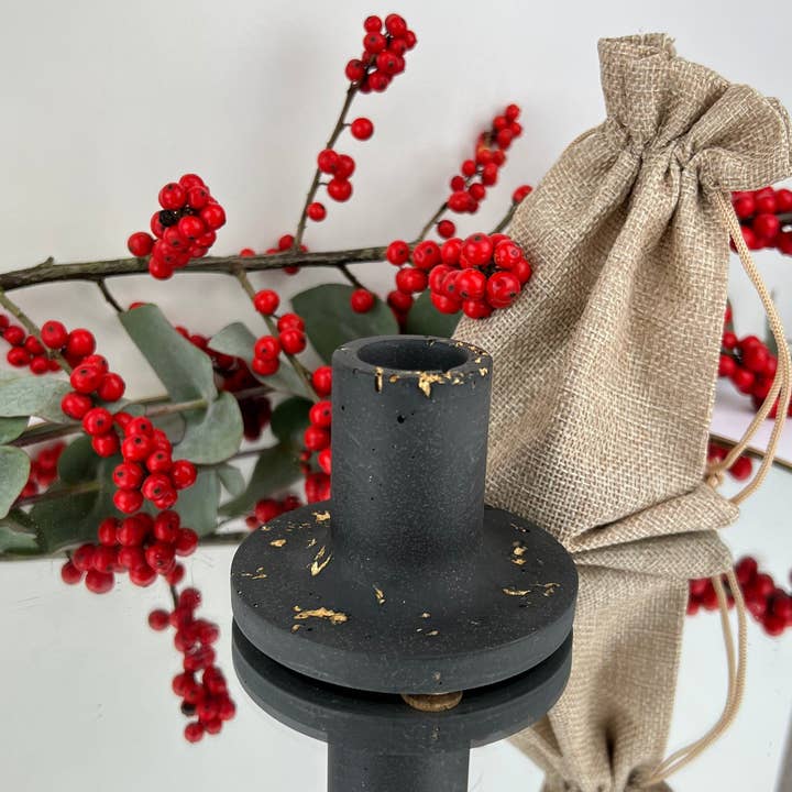 Jesmonite Candleholder for wholesale by Vanil Noir Collection