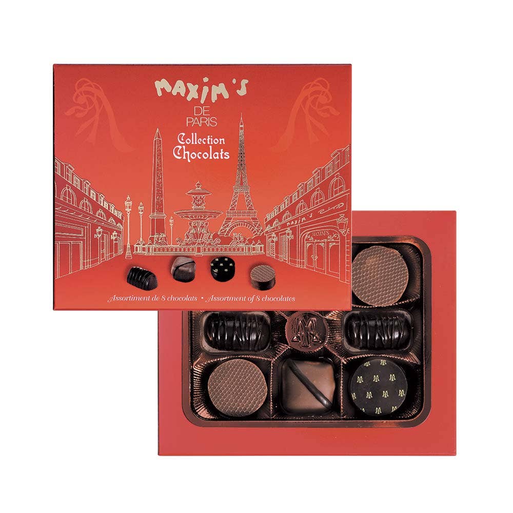 Maxim's – Caixa de chocolate por atacado – Caixa de 8 chocolates variados - 75 g