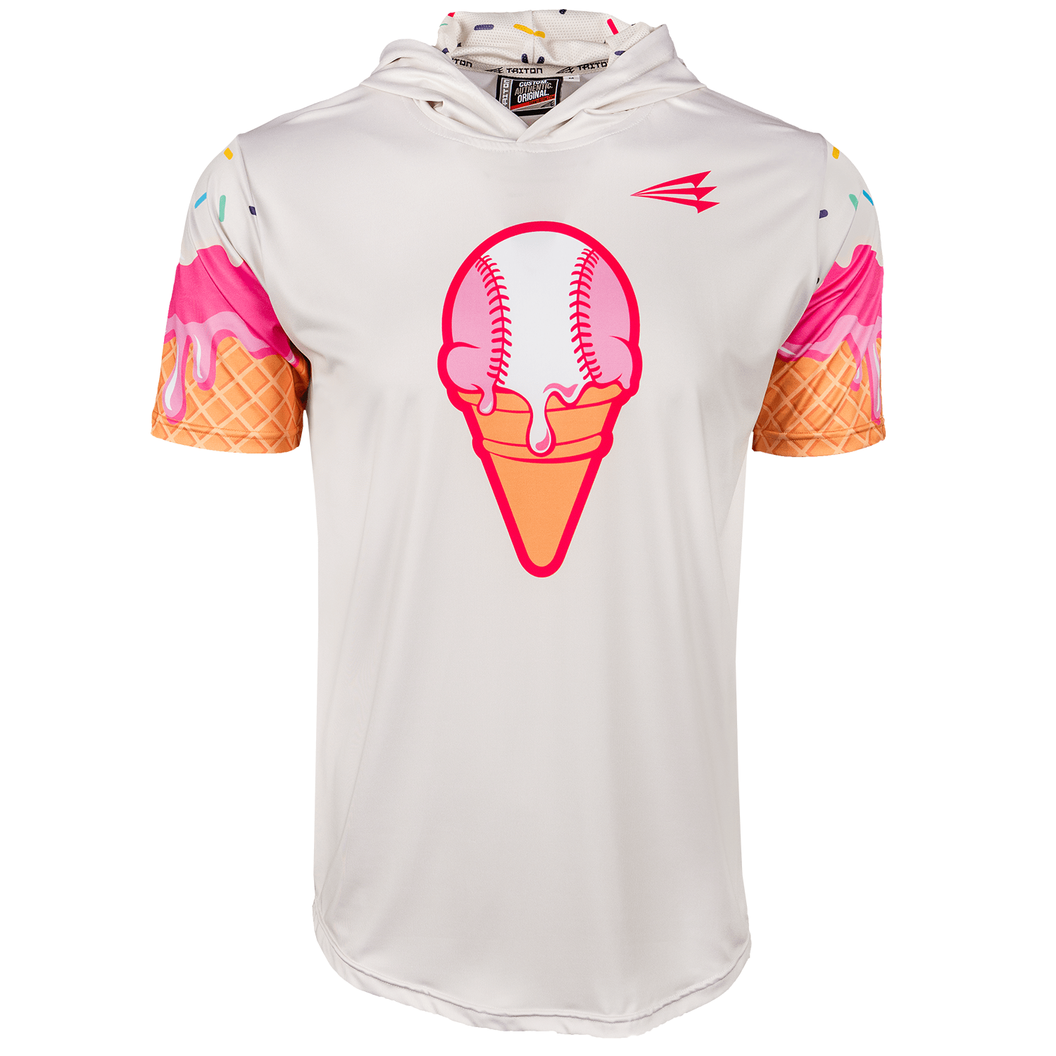 Seamhead Swag - Wholesale Hoodie - Kids - Cream City Baseball Ice Cream HyperMAX Short Sleeve Hoodie0