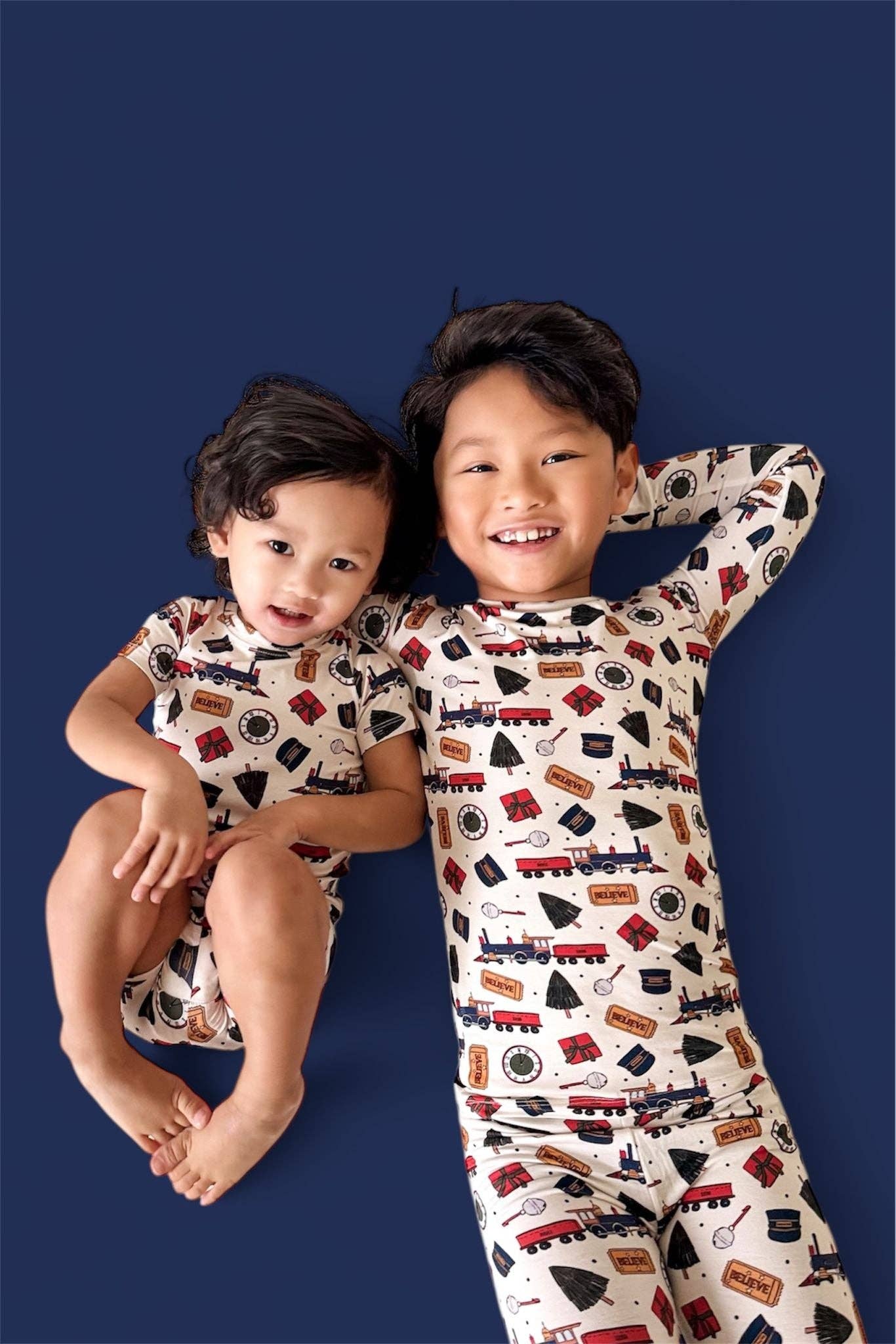 Dream Big Little Co. – Engroshandel Pyjamasæt - Børn – POLAR MAGIC EXPRESS DRØMME KORT SÆT7