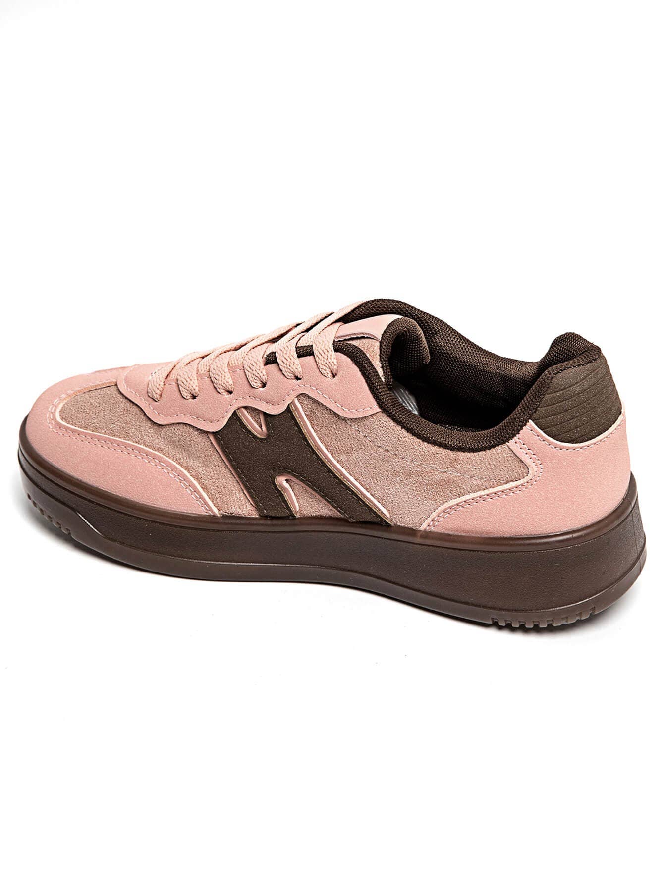 No Doubt Shoes – Engroshandel Lifestyle sneaker - Dame – KLASSISKE GADESKO I KONTRASTFARVER MED SNØREBÅND I IMITERET RUSKIND29