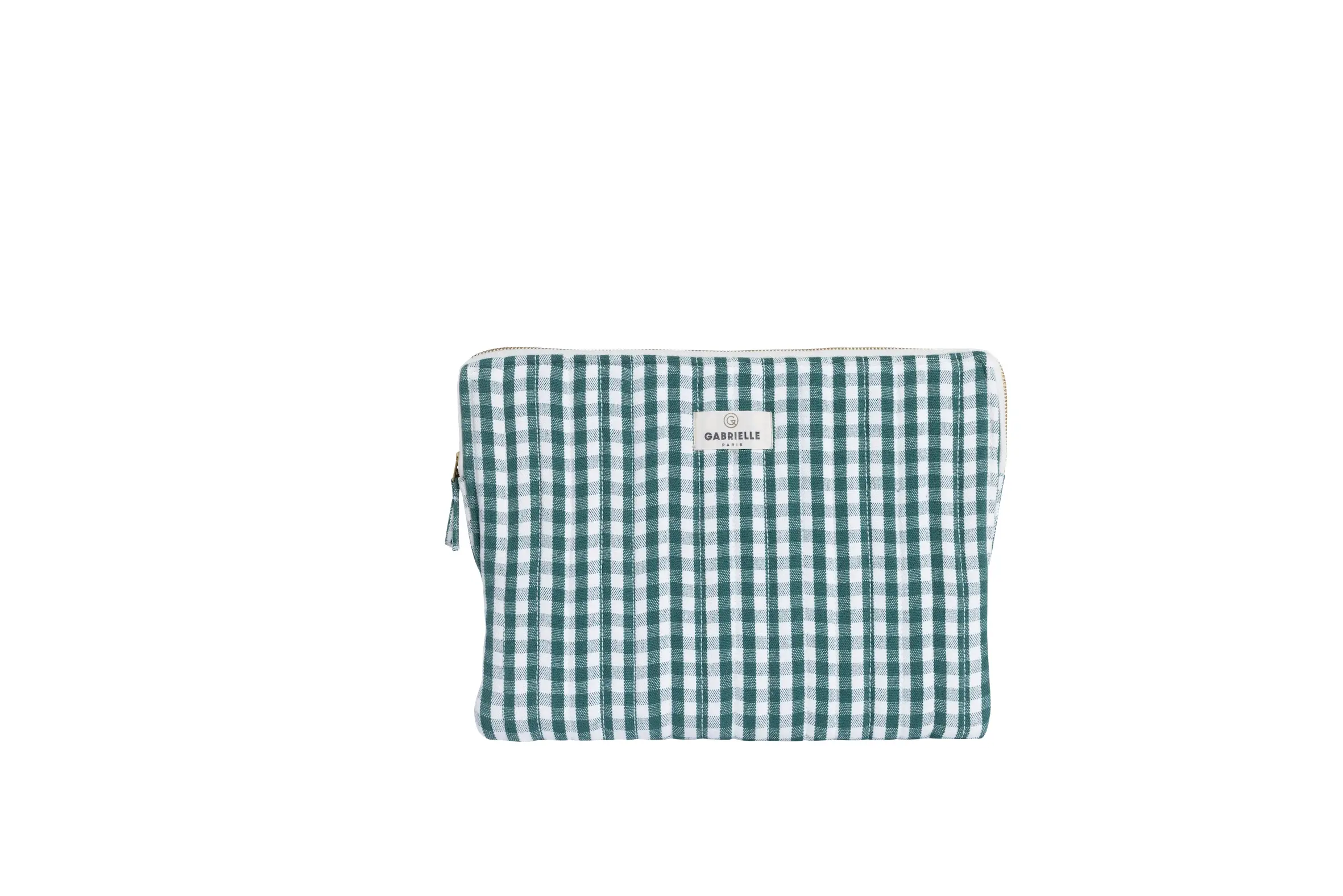 Gabrielle Paris – wholesale Laptop/tablet case – Unisex – Gingham cotton laptop sleeve3