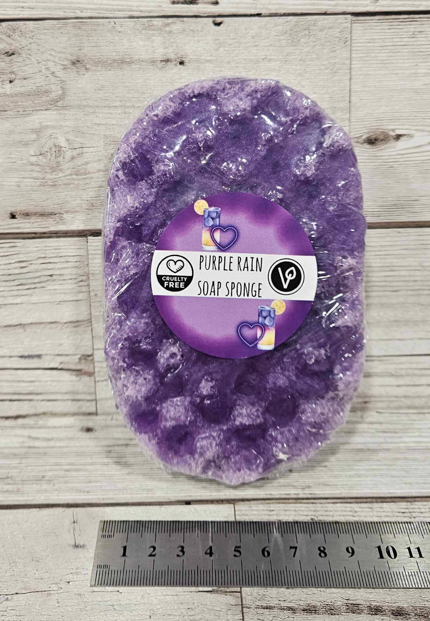 The Soap Sisters - Wholesale Bath Pouf/Sponge - Purple Rain Exfoliating Soap Sponge2