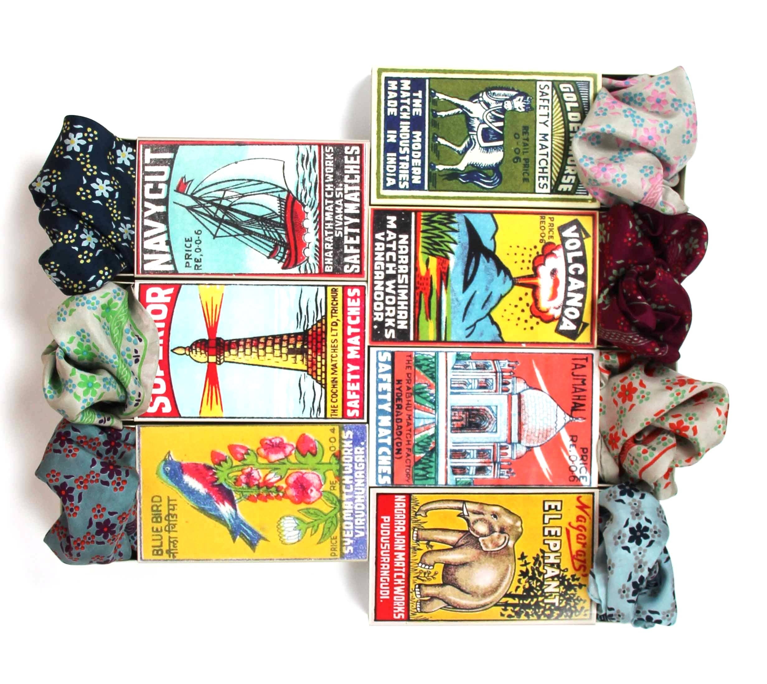 Les Belles Vagabondes - Wholesale Head Scarf - Women's - Mini Natasha Coral3