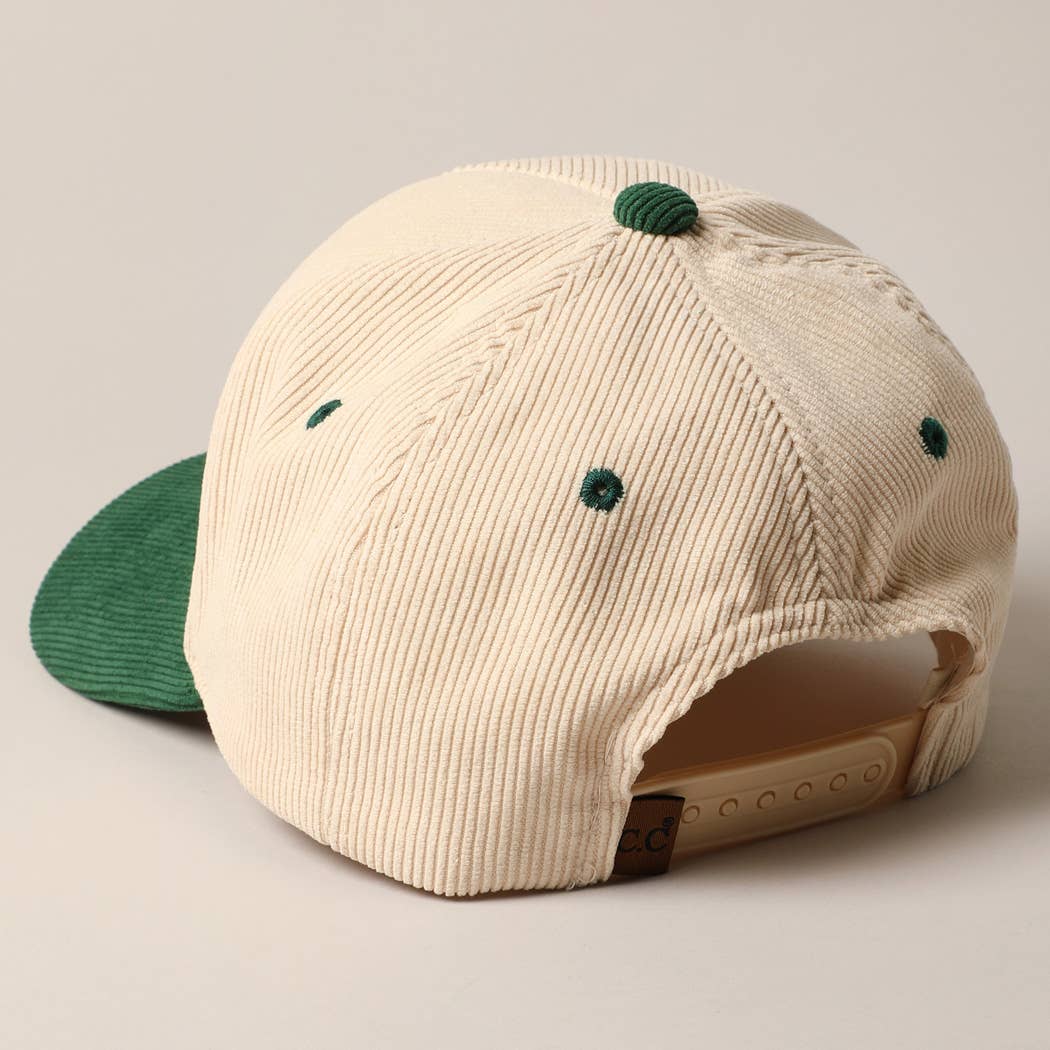 Fashion City - Wholesale Truckerpet - Uniseks - Game Day Corduroy Trucker Baseballpet16