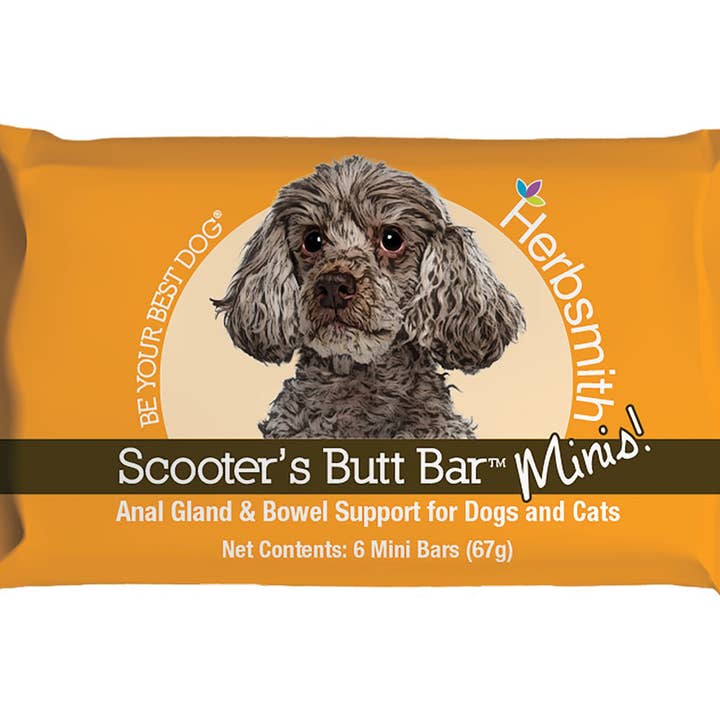 Scooter's Butt Bars - Anal Gland and Bowel Support for Dogs and Cats for wholesale by Herbsmith