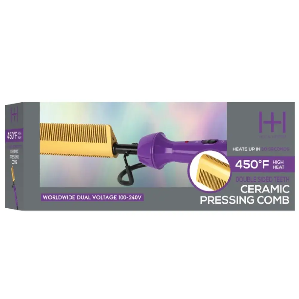 Annie International, Inc. - Wholesale Straightener/Flat Iron - Hot & Hotter Electric Ceramic Pressing Hot Comb1